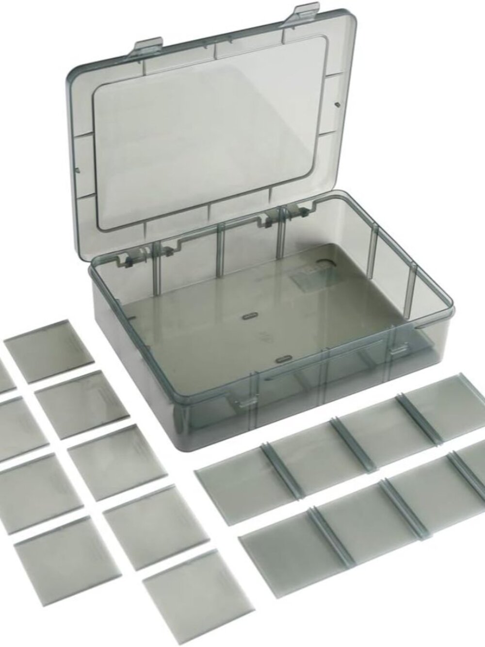 12 Girds Large Plastic Craft Storage Containers, Compartment Storage Container,